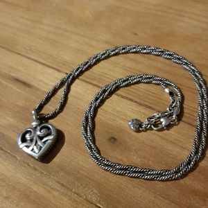 Brighton Long Heart Locket Necklace